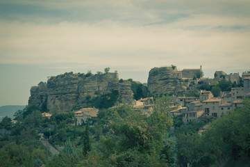 Fototapeta na wymiar Saignon village view in Provence, France