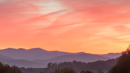 Obraz premium Couché de soleil