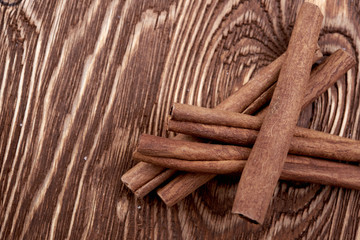 Bunch of cinnamon sticks