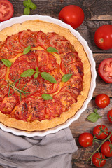 tomato quiche