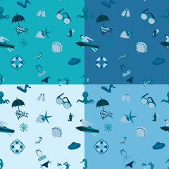 Four Background in Different Colors