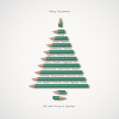 Christmas greeting card- Let ideas bring us together