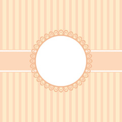 Retro greeting card template design