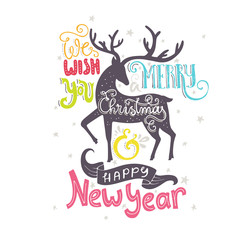 Merry Christmas Deer