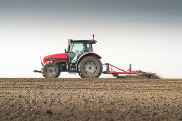 preparing land for sowing