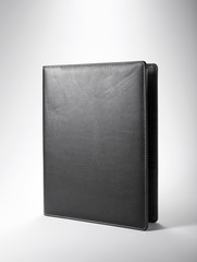 Notebook on white background