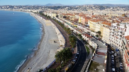 Obraz premium Vue Panoramique sur la baie des anges