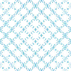 Naklejka premium Blue diagonal lines seamless pattern