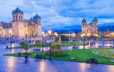 The Cathedral in Cusco, Peru - obrazy, fototapety, plakaty