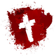 Christian cross sign