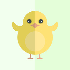 Funny Chick Vector illustration
