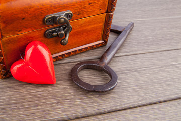 Wooden love chest