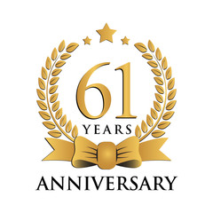 anniversary with ribbon