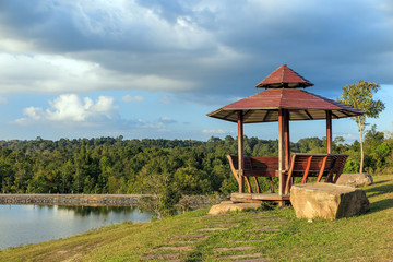 Wooden gazebo