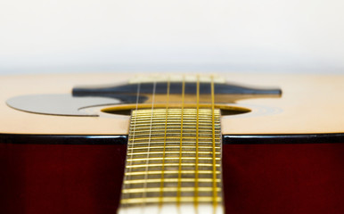 Fototapeta premium Part of an acoustic guitar
