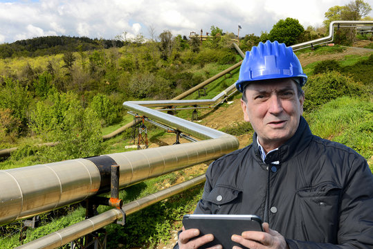 Engineer In Geothermal Power Station