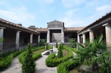 Fototapeta na wymiar Pompeii in Italy