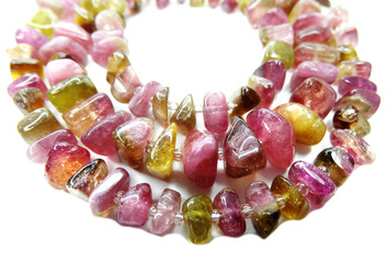 tourmaline gemstone beads necklace jewelery