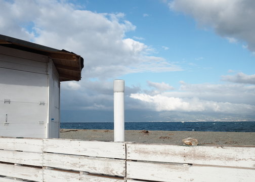 strutture sulla spiaggia