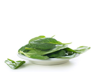 Fresh green spinach