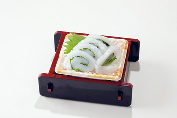 日本食、造り、刺身いか盛り