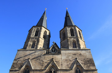 Fototapeta na wymiar Duderstadt: Propsteikirche (1250, Niedersachsen)