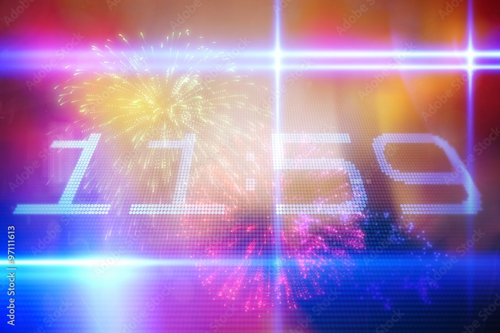 Poster composite image of 1159 on tech background