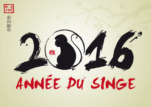 2016 - Année du Singe - Nouvel An Chinois