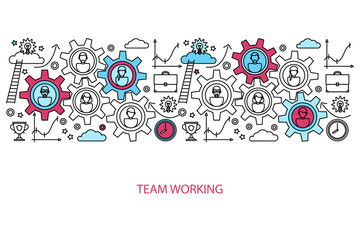 Business people teamwork concept