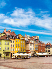 Old town square in Warsaw