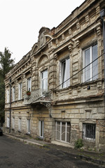 Fototapeta na wymiar Old street in Telavi. Georgia 