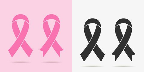 set of cancer ribbon
