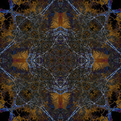 Decorative pattern, interlaced lines, the combination of fragmen