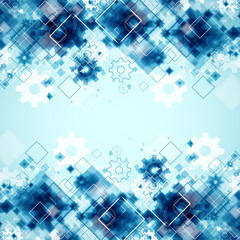 Obraz premium Abstract technology business template background.