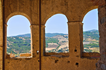 Swabian Castle of Rocca Imperiale. Calabria. Italy.