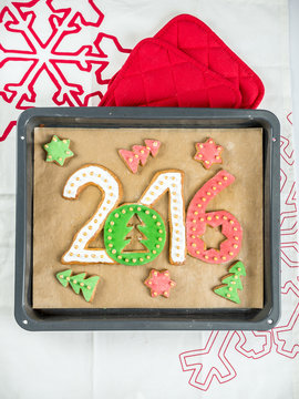 2016 New Year cookies