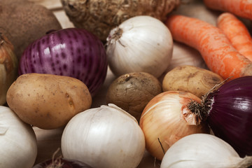 Root vegetable assortment