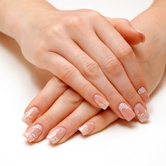  fingers with french manicure