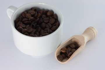 Fragrant coffee beans 