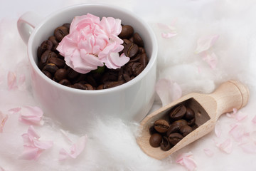 Fragrant coffee beans 