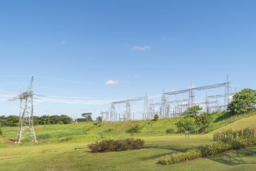 Fototapeta premium Itaipu Park at Brazilian Border
