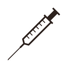 Injection syringe icon