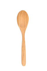 Top view : wooden spoon.