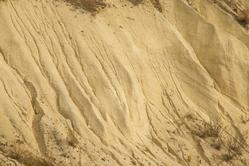 Sand hill closeup