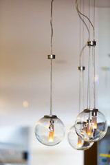 Modern style light bulbs  with clear background