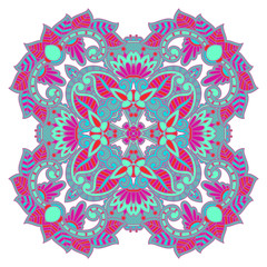 Vector round ornament.