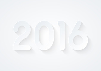 Vector illustration of a happy new year 2016