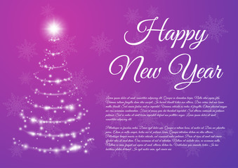 Fototapeta na wymiar Happy New Year celebration background. Vector illustration
