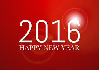 Vector illustration of a happy new year 2016