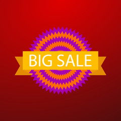 Vector illustration background big sale